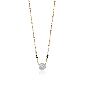0.40 TW Diamond Mangalsutra