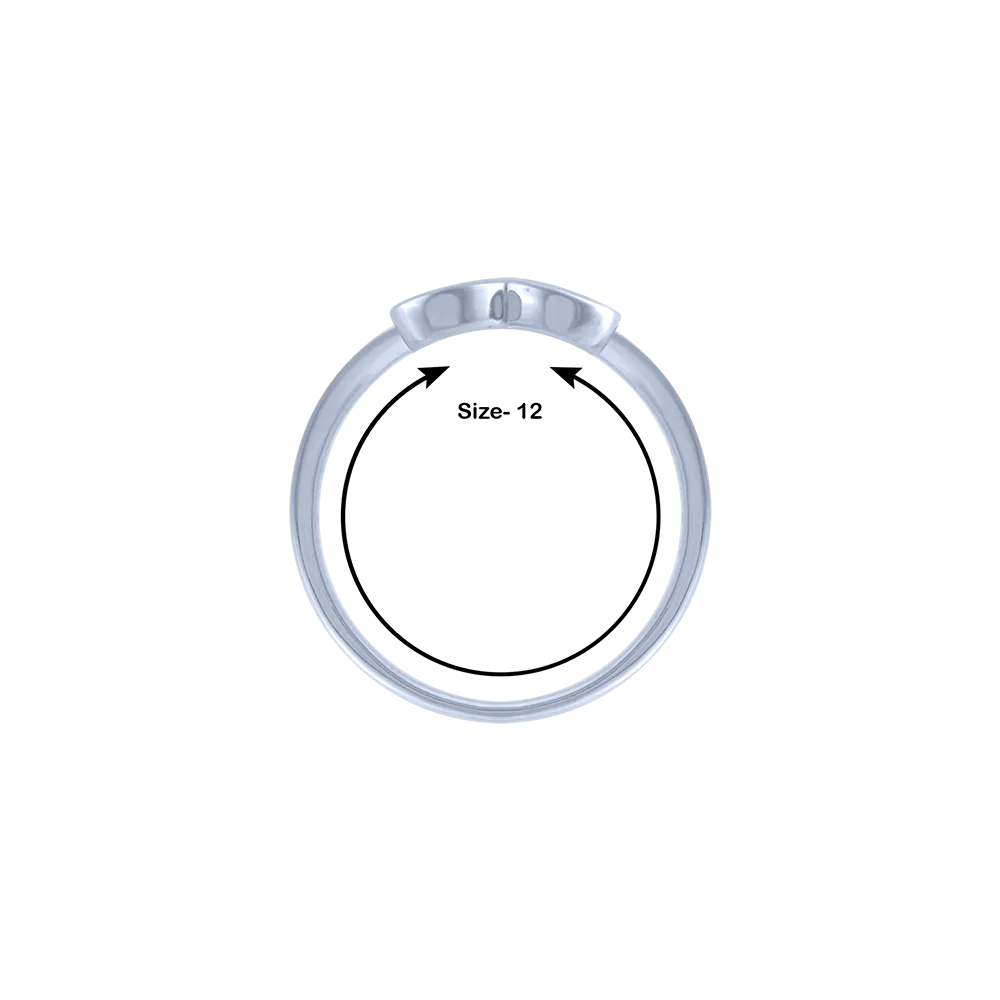 14k (585) White Gold And Diamond Ring For Women