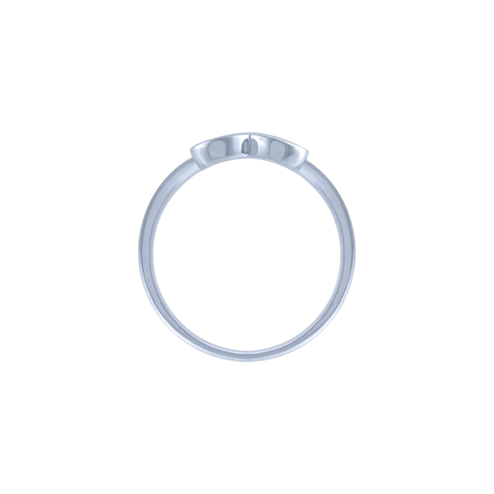 14k (585) White Gold And Diamond Ring For Women