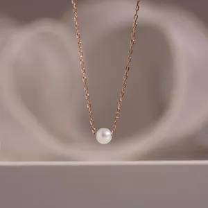[14K Gold] Belle Pearl Necklace