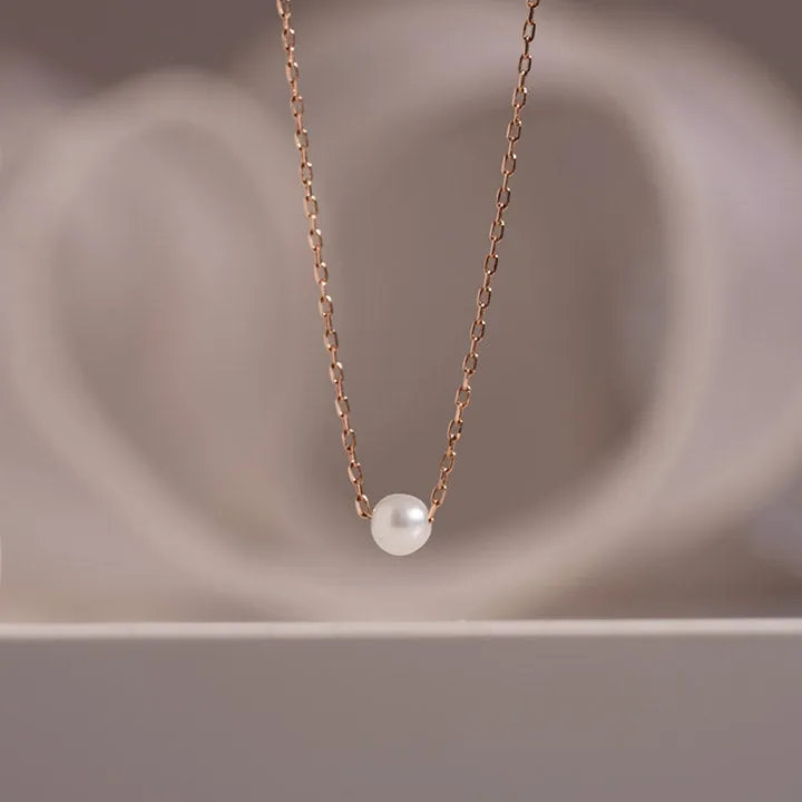 [14K Gold] Belle Pearl Necklace