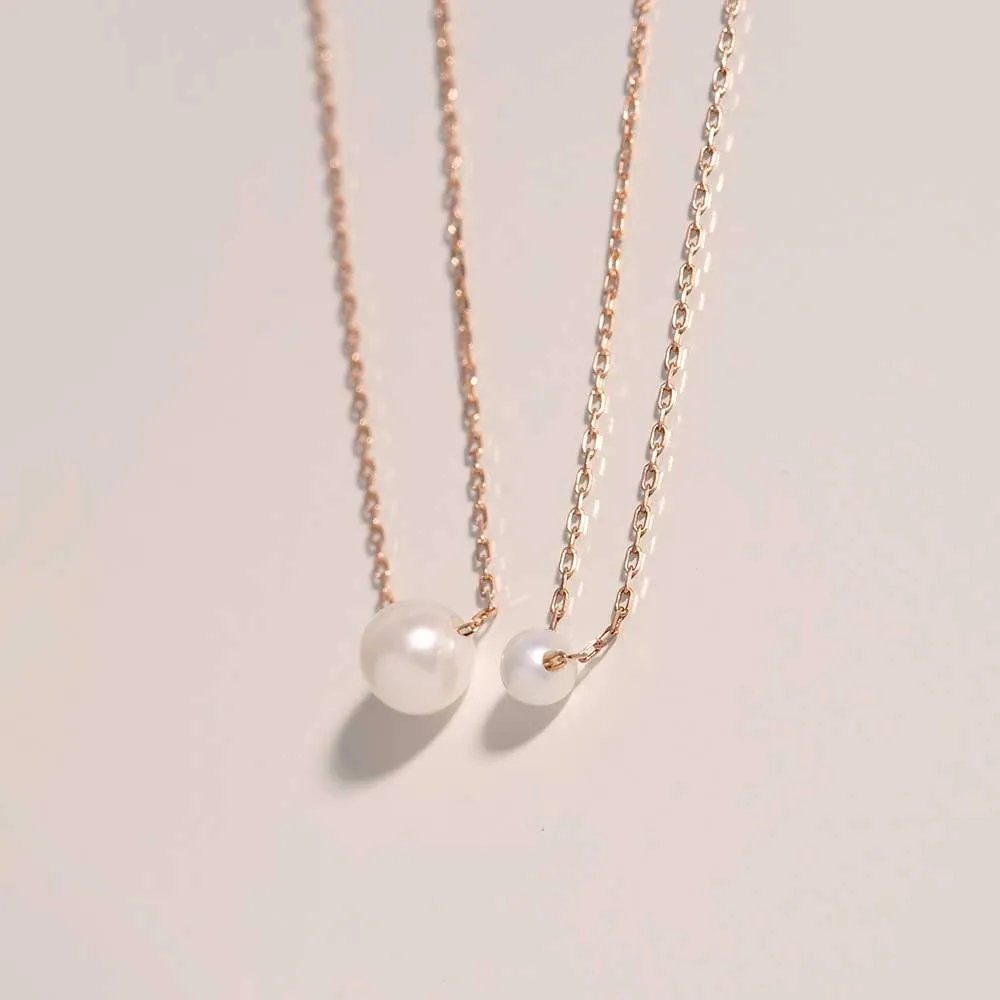 [14K Gold] Belle Pearl Necklace