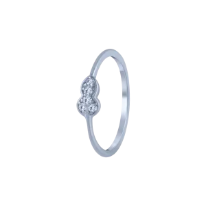 14KT (585) White Gold And Diamond Ring For Women
