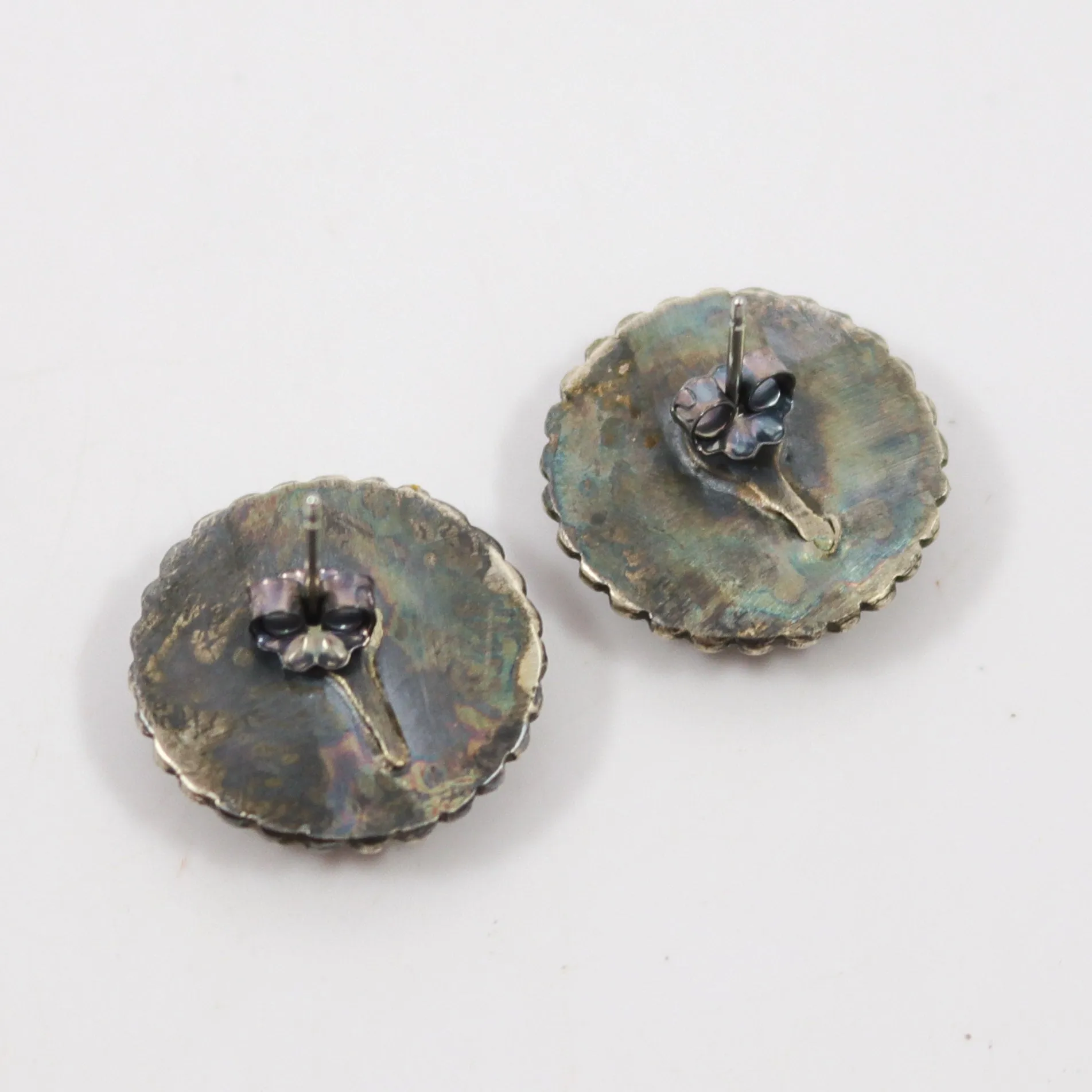 1960s Zuni Sunface Earrings