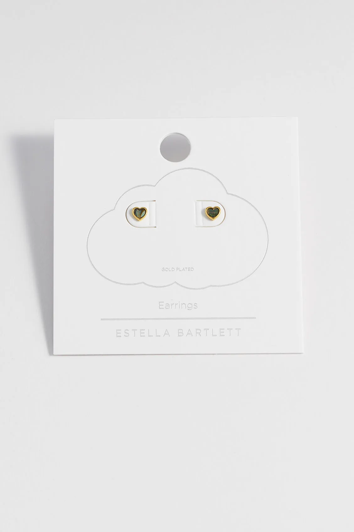 Abalone Heart Studs