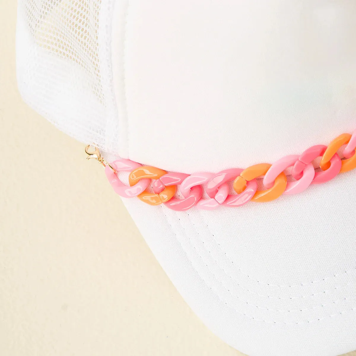 Acrylic Sassy Trucker Hat Chain