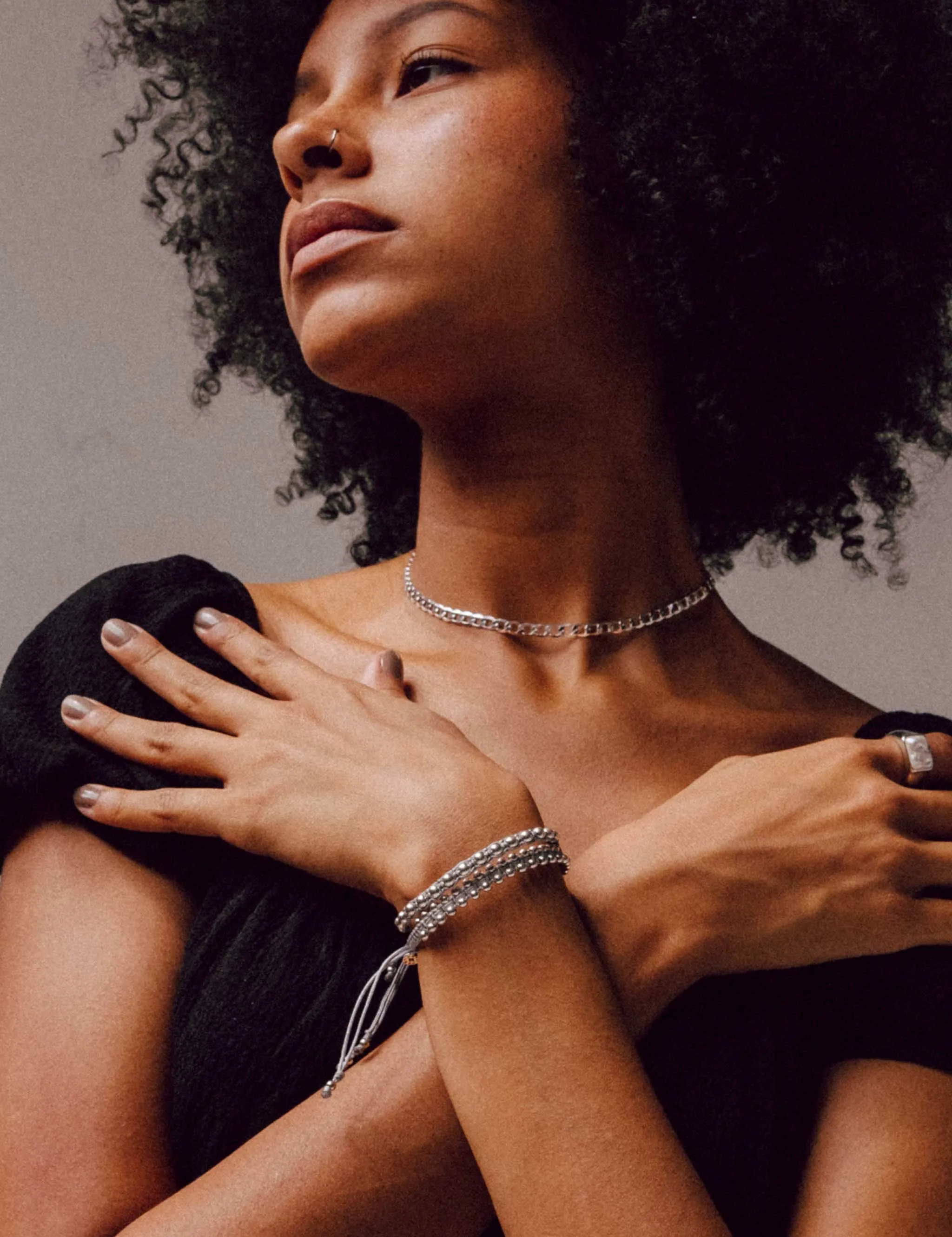 Ally Silver Bracelet in Platinum