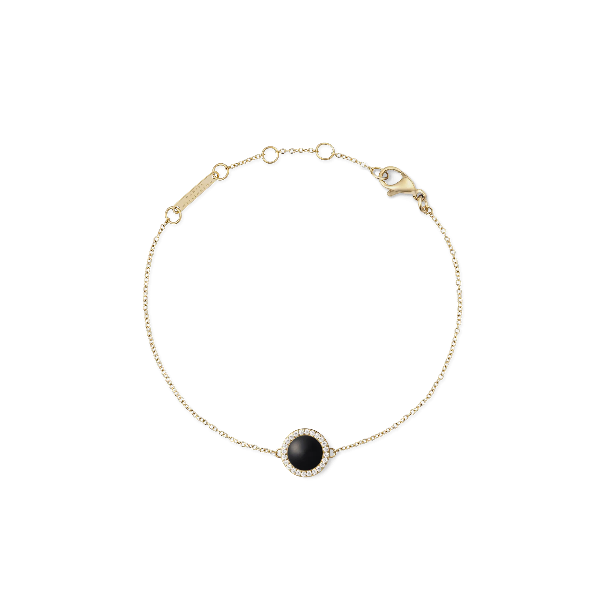 Audrey Bracelet Black Agathe Gold