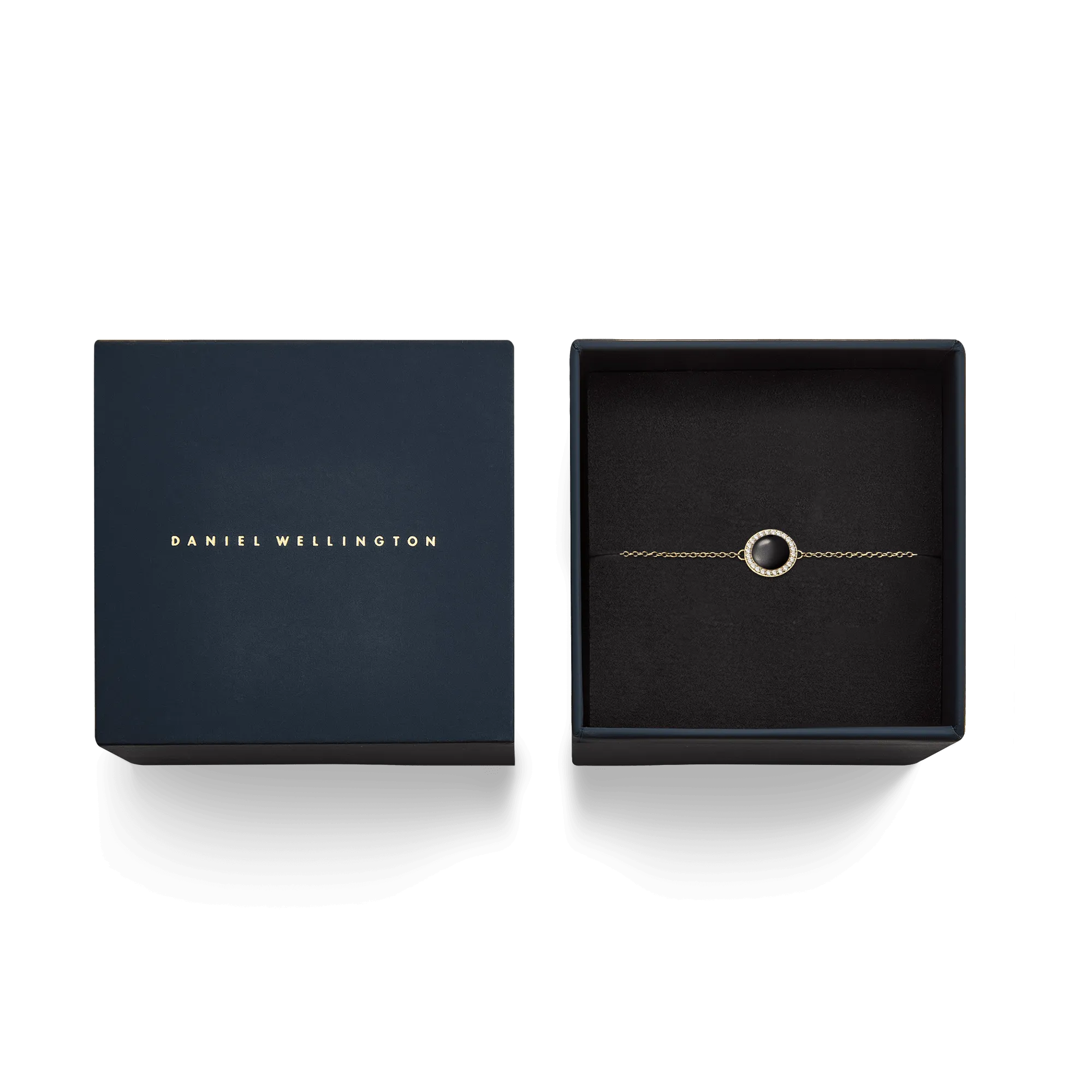 Audrey Bracelet Black Agathe Gold
