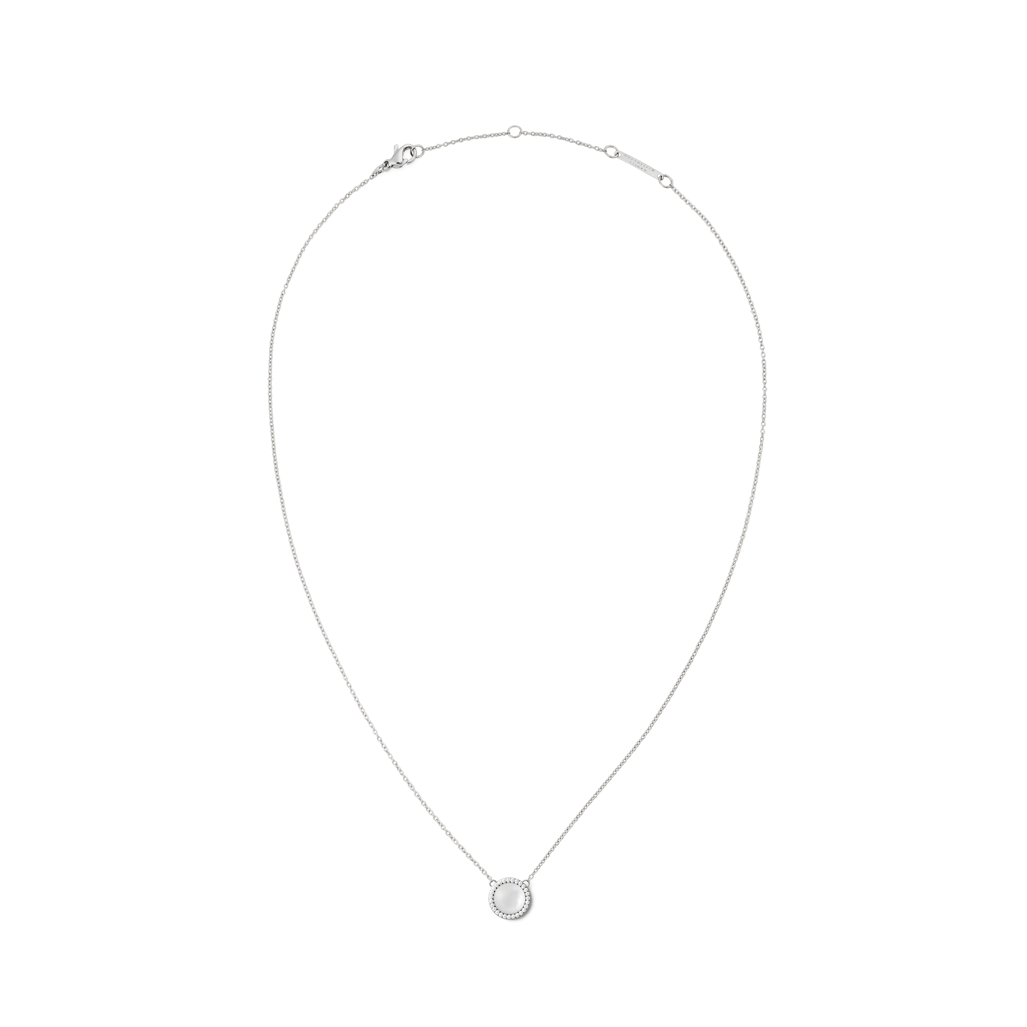 Audrey Necklace Mother of Pearl Silver