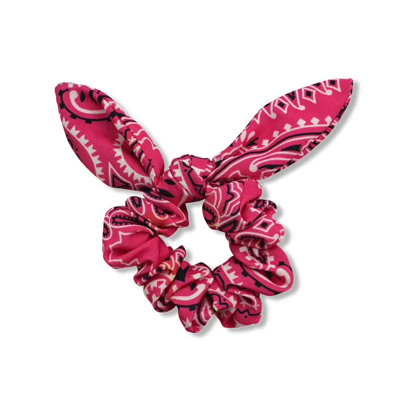 BANDANA BOW SCRUNCHIE