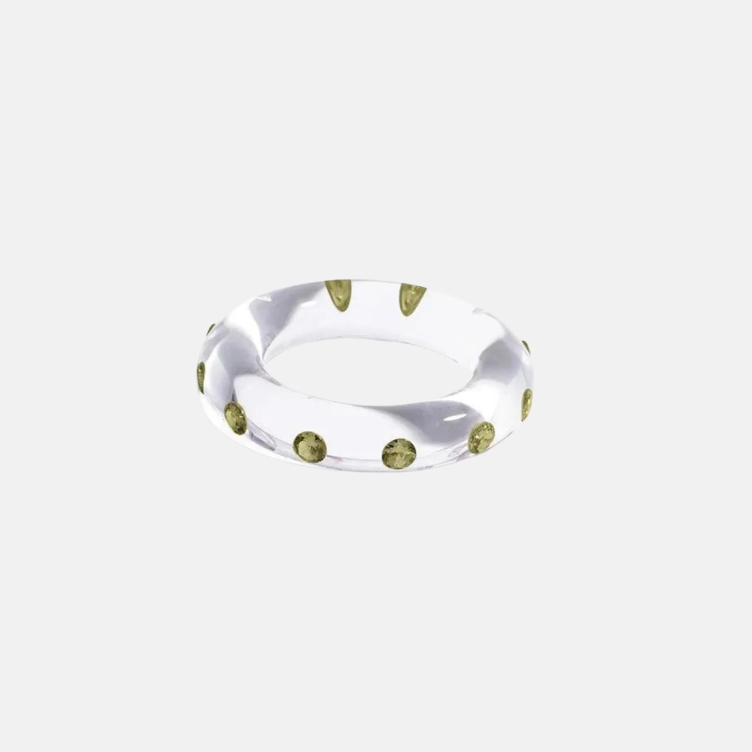 Big Lucid Bangle, Green