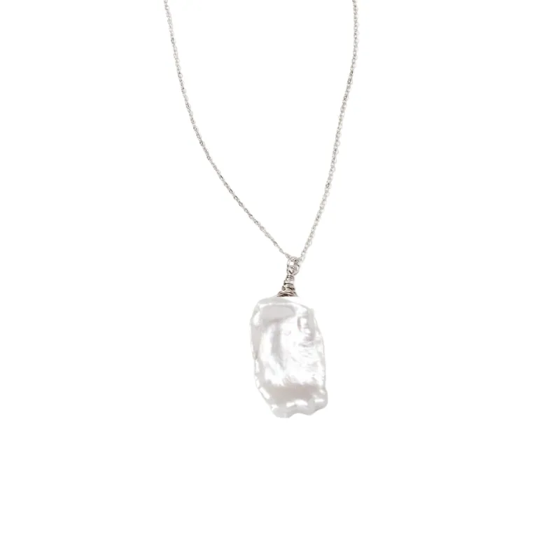 Biwa Pearl Necklace