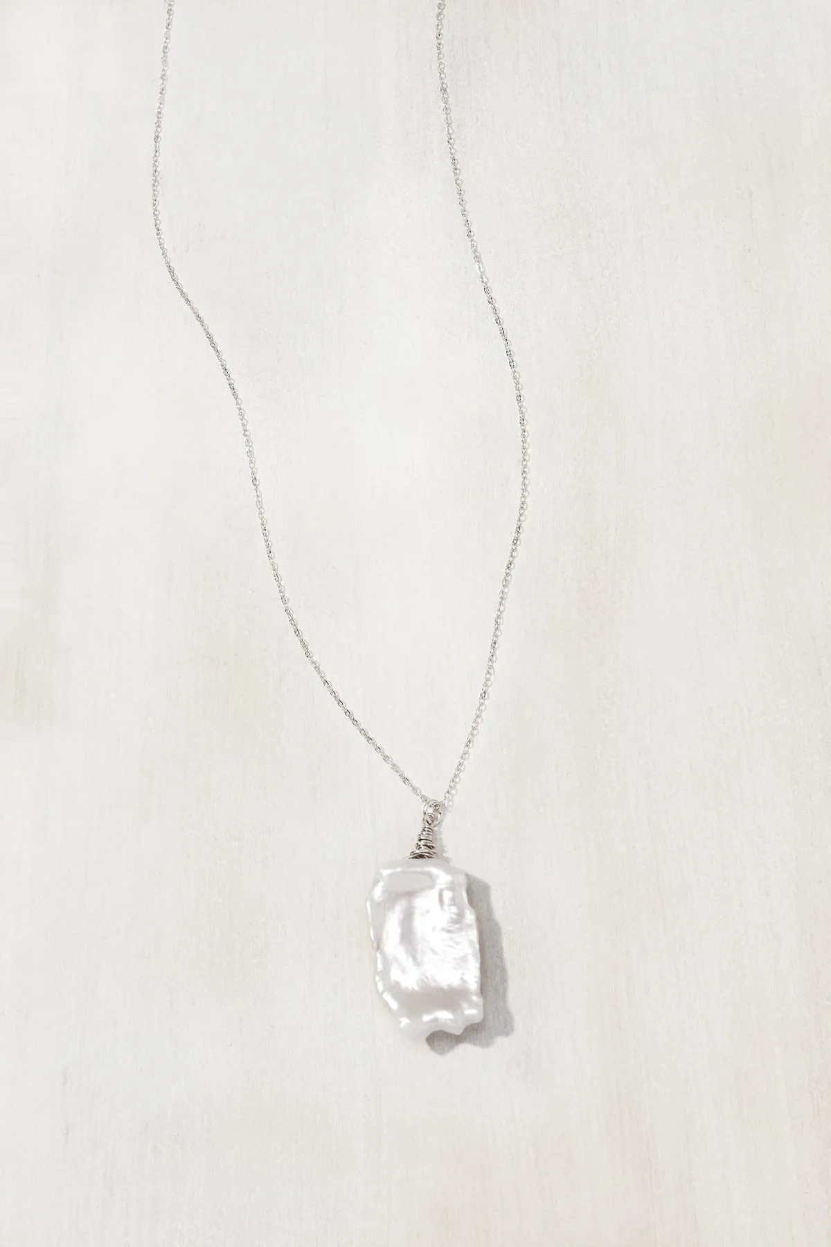 Biwa Pearl Necklace