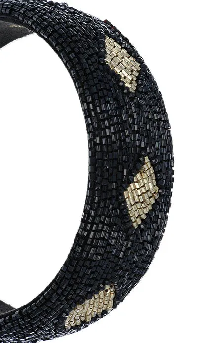 Blanca Headband - Black/Gold