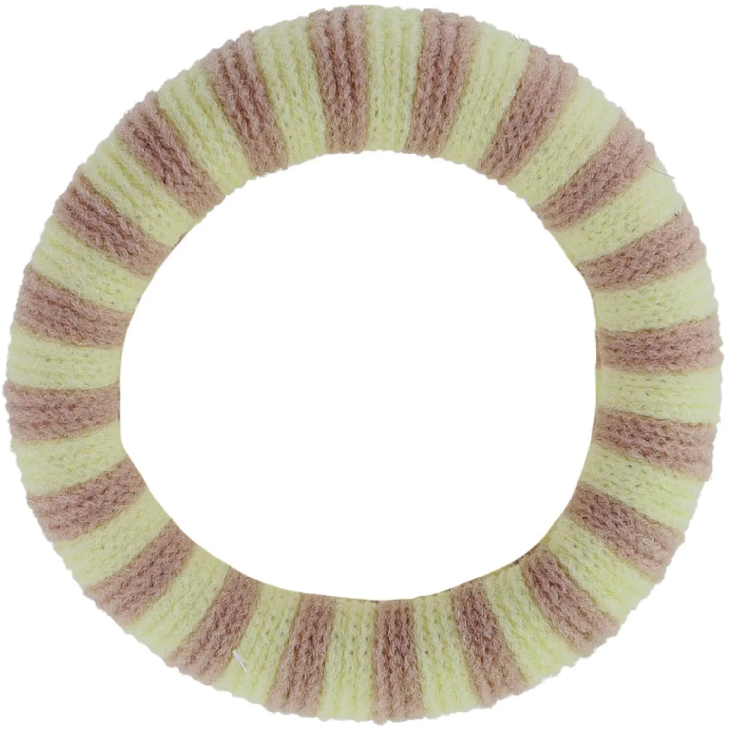 Bow's by St?r Ea Hair Elastic - Yellow/Beige Striped 6-pack