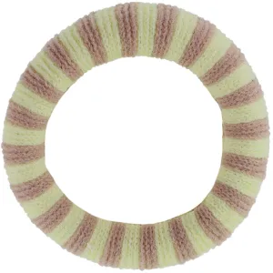 Bow's by St?r Ea Hair Elastic - Yellow/Beige Striped 6-pack