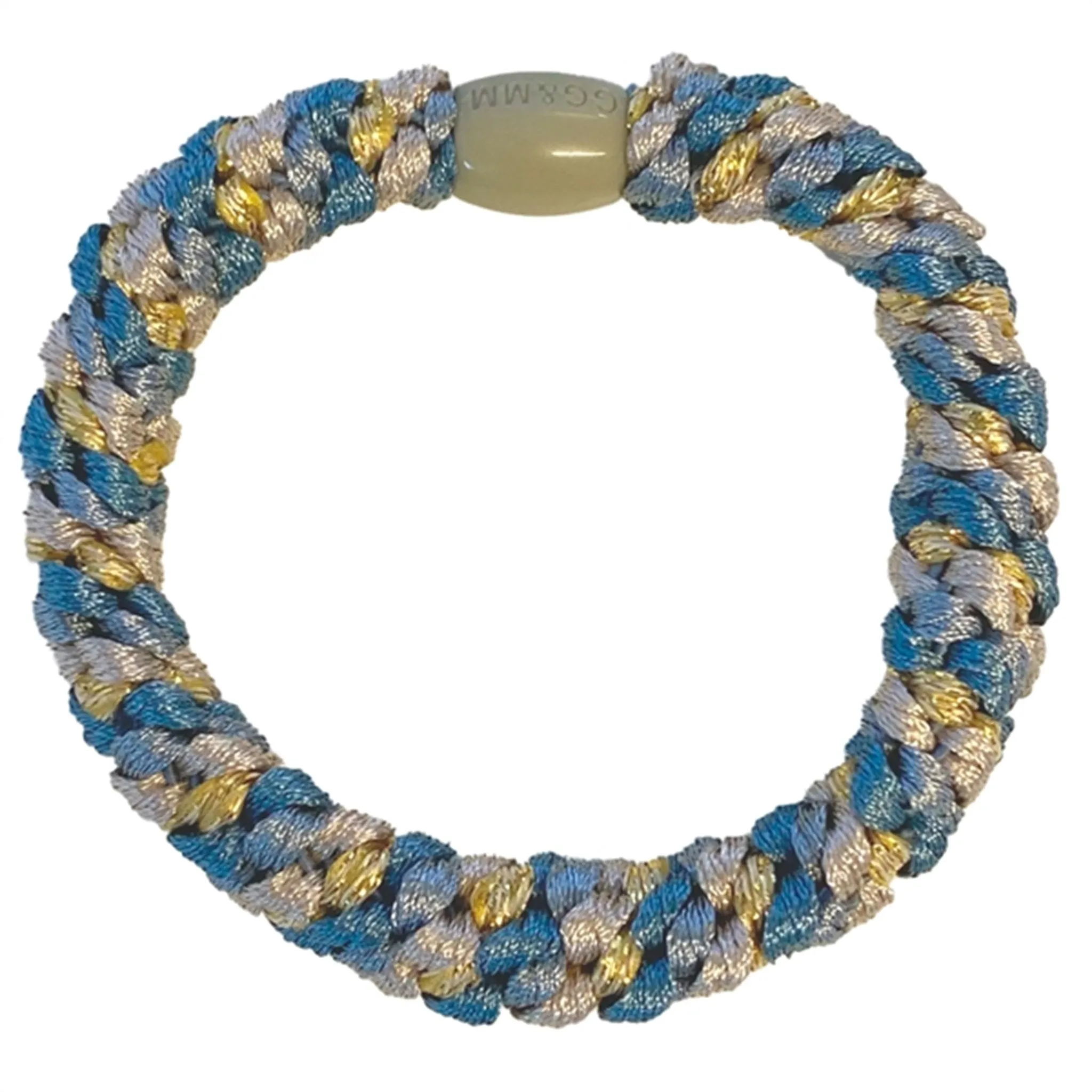 Bow's by Str Hairties Light blue, Gold, Beige
