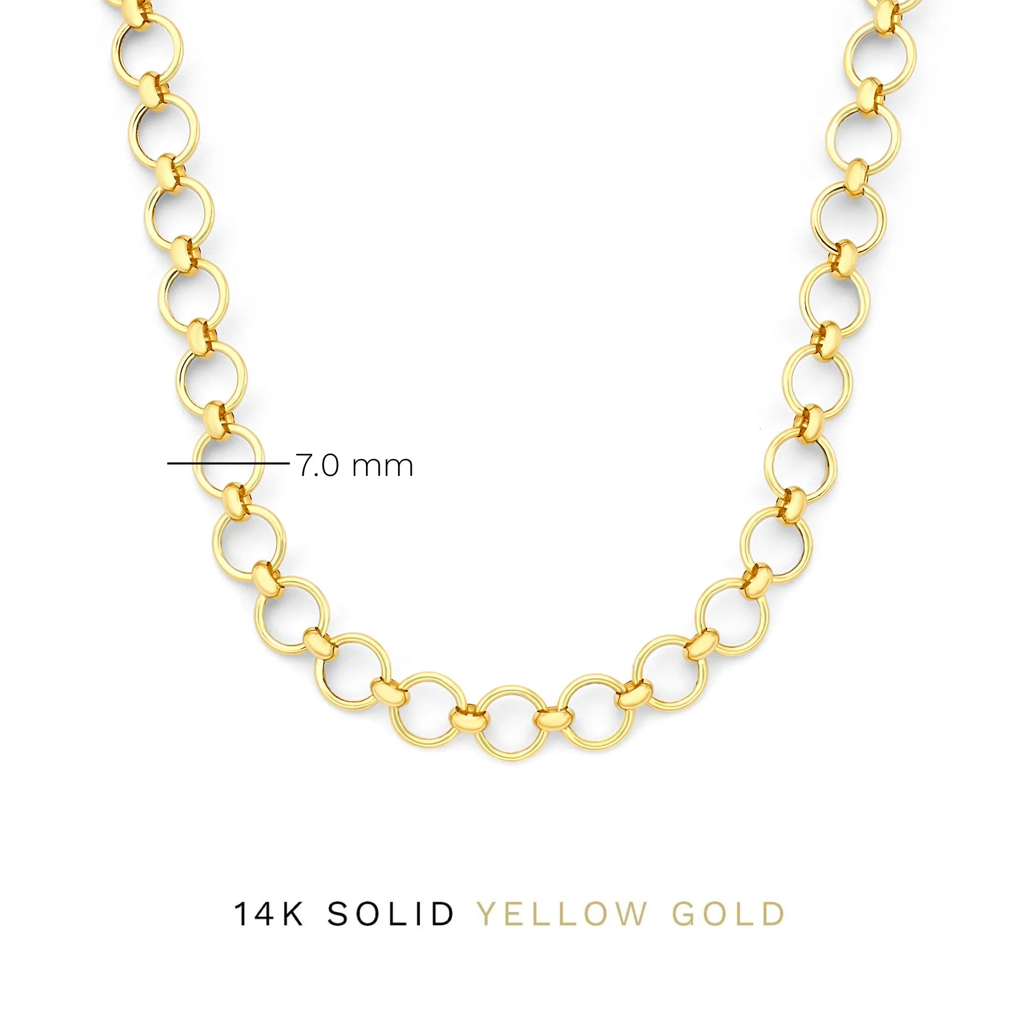 Cadeau d'Isabel 14 karat gold necklace and bracelet gift set