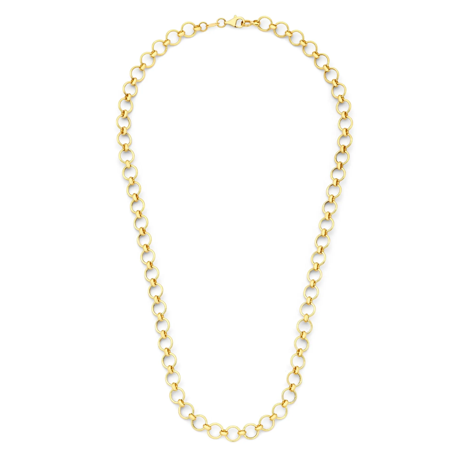 Cadeau d'Isabel 14 karat gold necklace and bracelet gift set