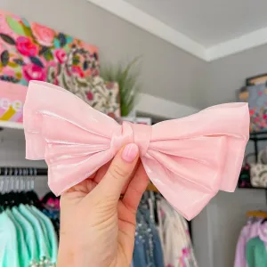 Celia Bow Clip - Light Pink