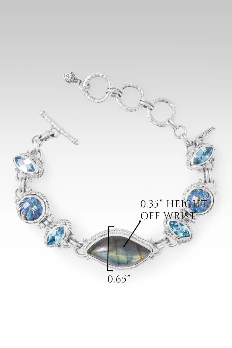 Choose Joy Bracelet? in Labradorite, True Picasso? Mystic Quartz & Swiss Blue Topaz