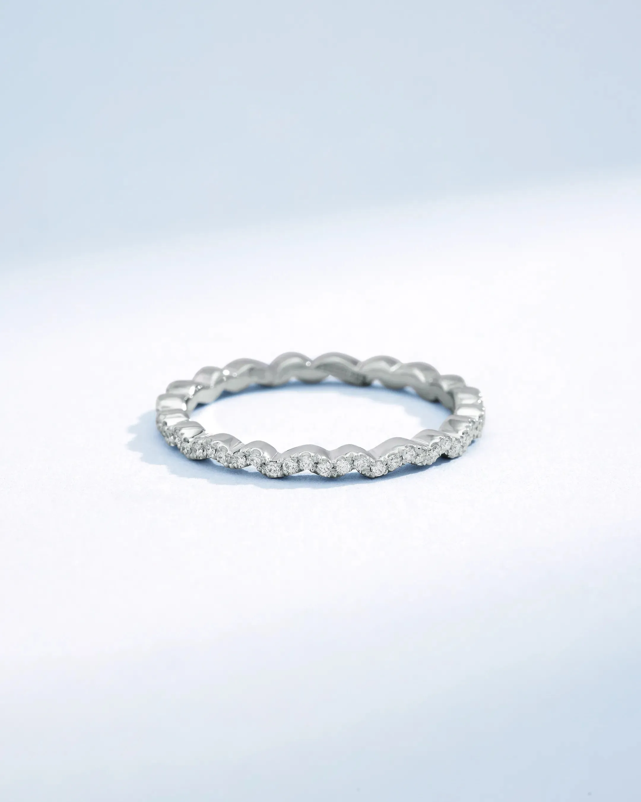 Classic Diamond Ivy Eternity Band