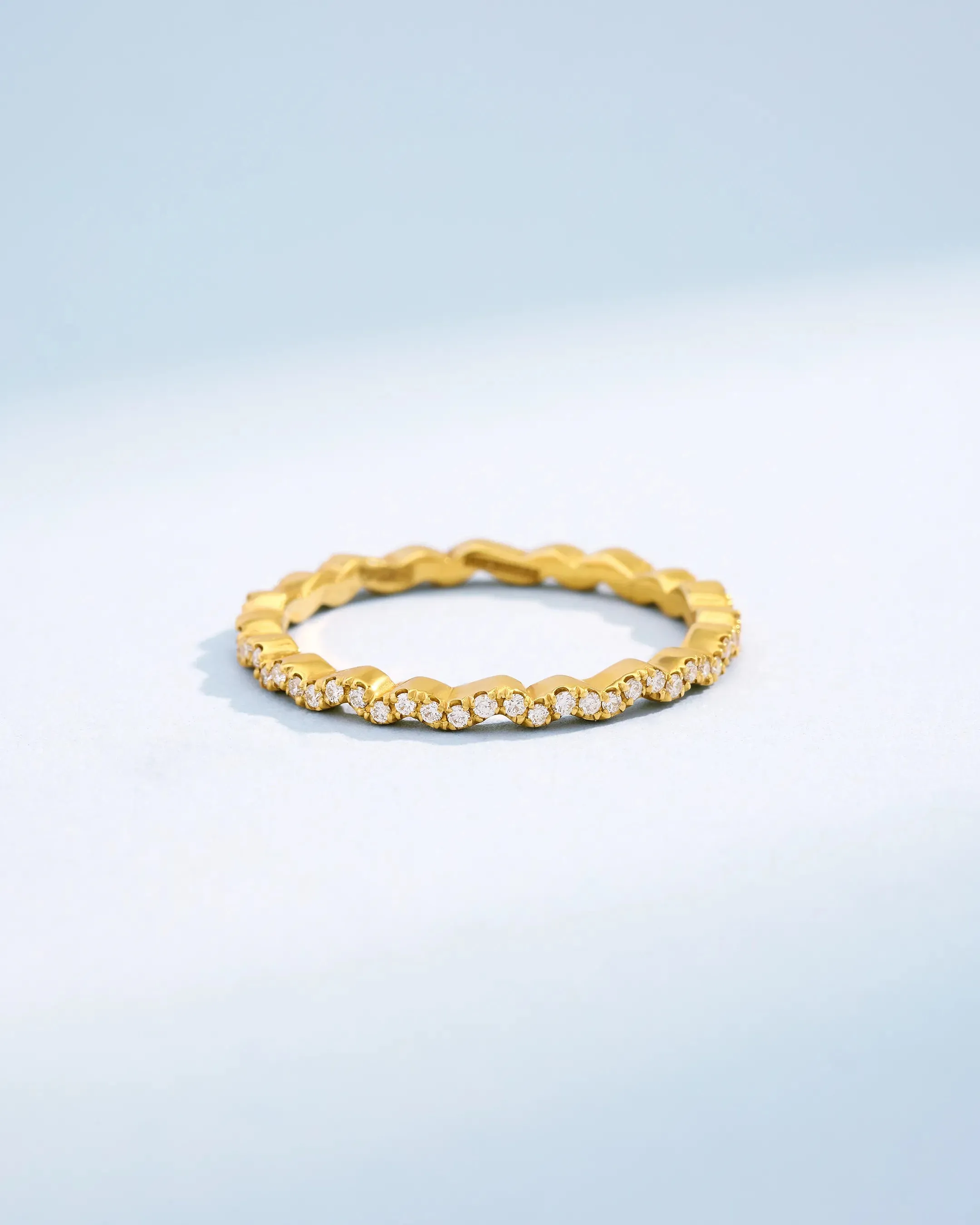 Classic Diamond Ivy Eternity Band