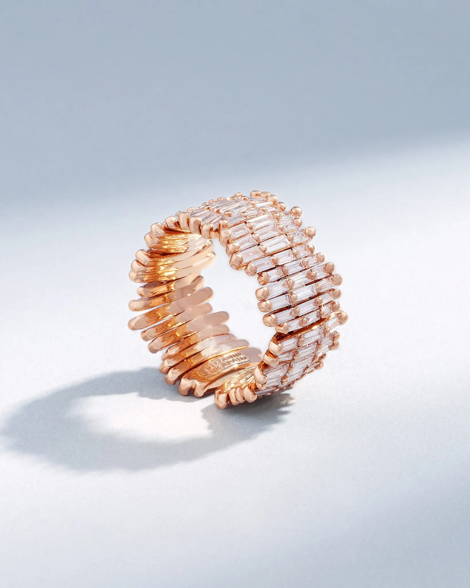Classic Gold Full Baguette Milli Eternity Band