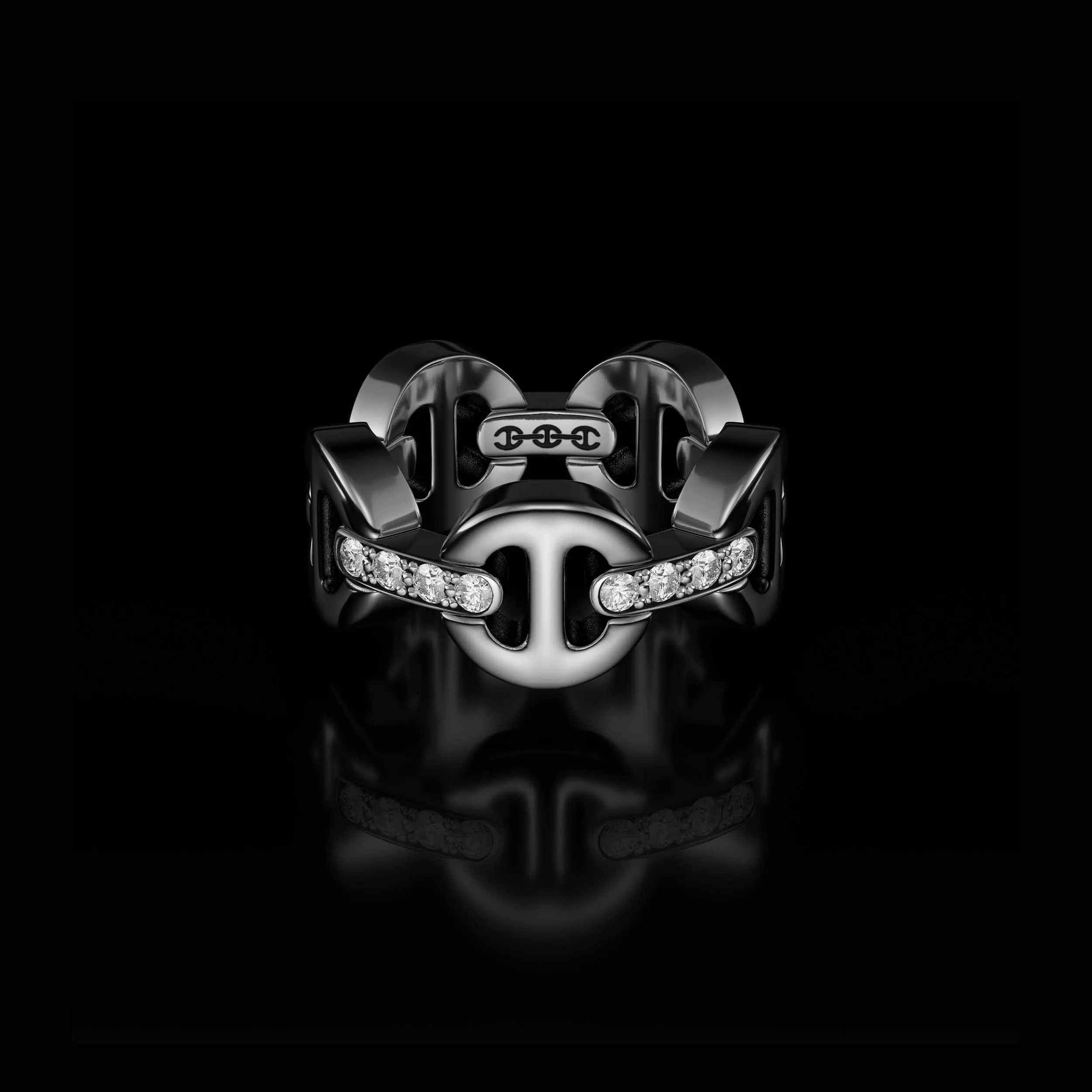 CLASSIC TRI-LINK WITH DIAMOND BRIDGES (SIZES 5-8.5)