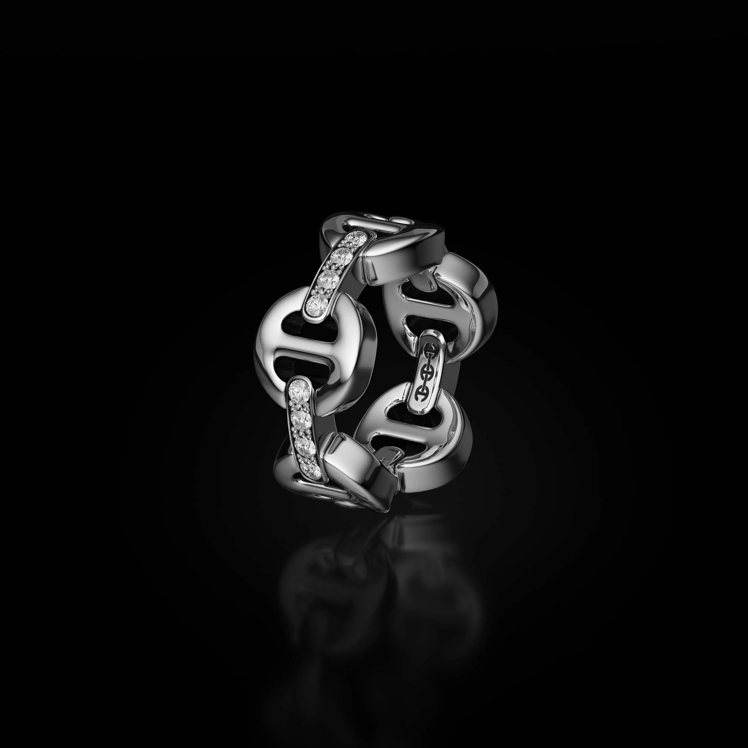 CLASSIC TRI-LINK WITH DIAMOND BRIDGES (SIZES 5-8.5)