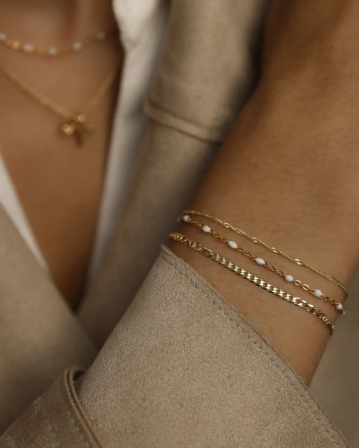 Coconut Candy Chain Bracelet