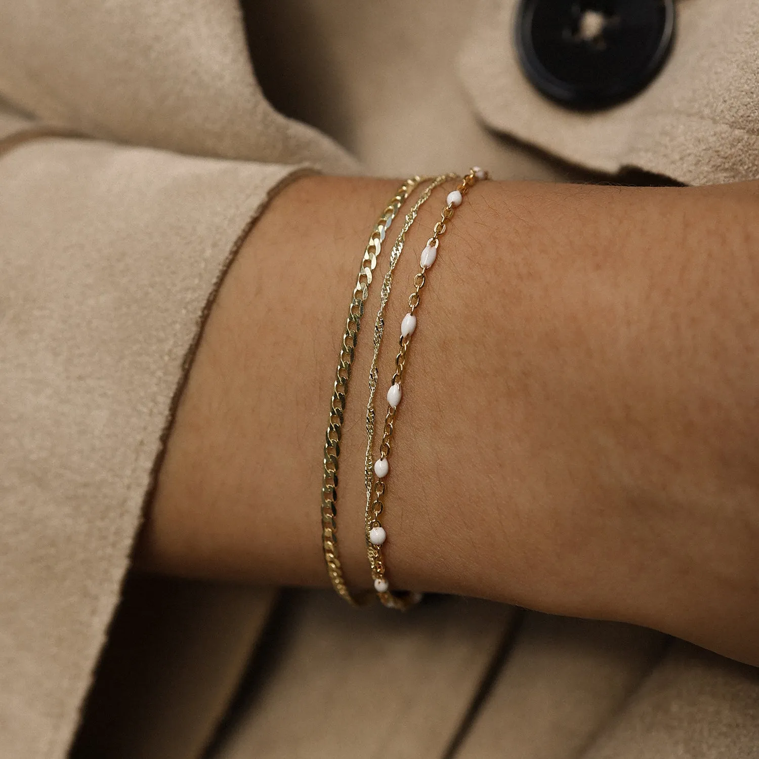 Coconut Candy Chain Bracelet