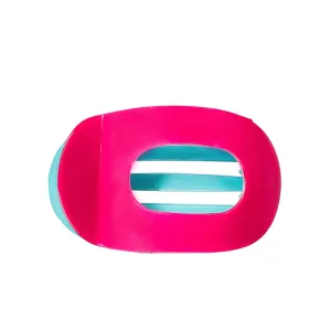 Color Block Banana Clip - Rose