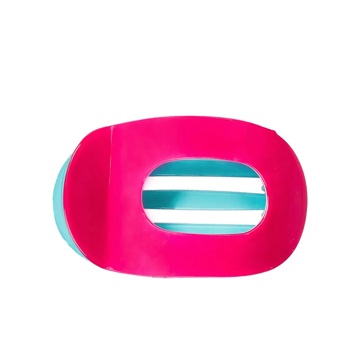 Color Block Banana Clip - Rose