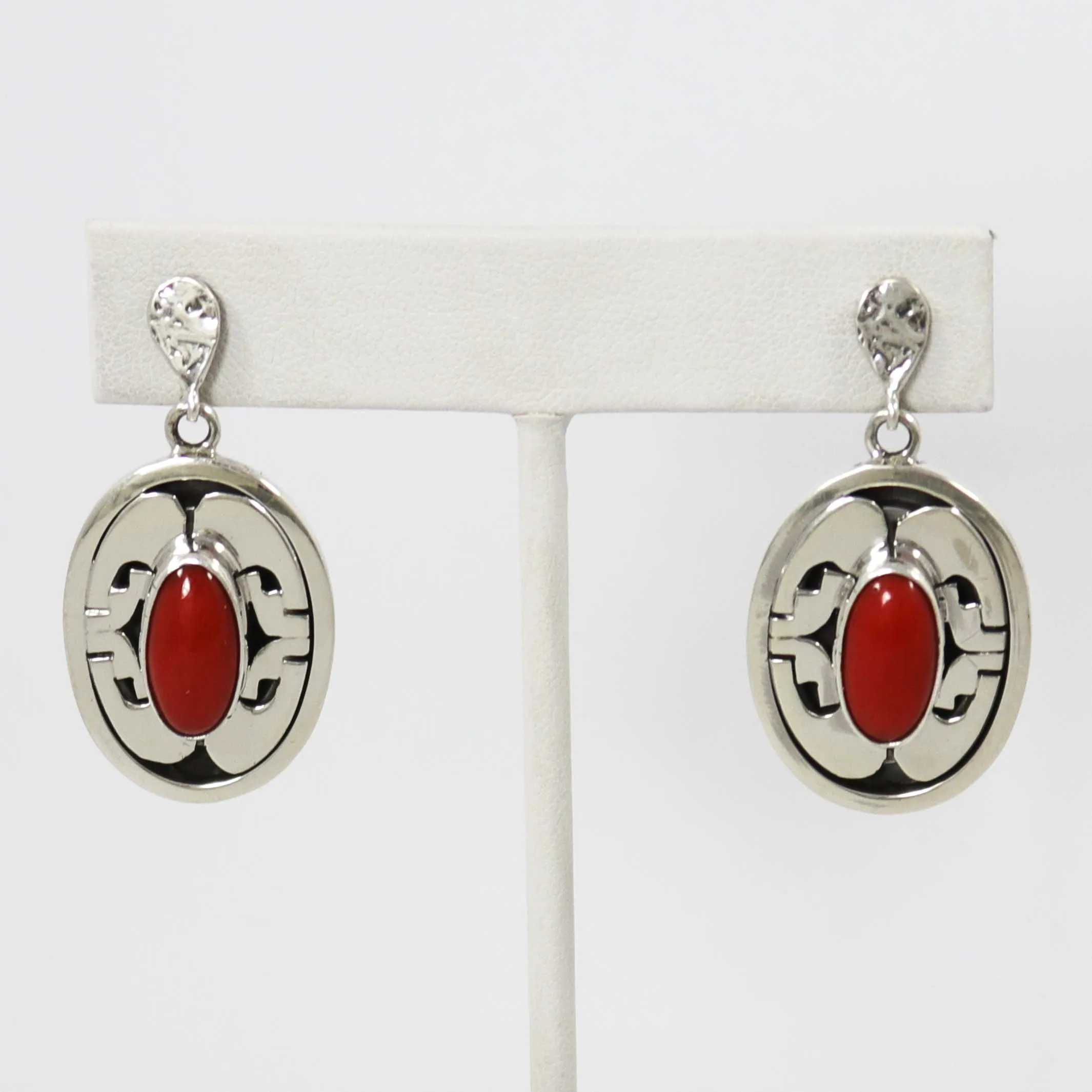 Coral Earrings