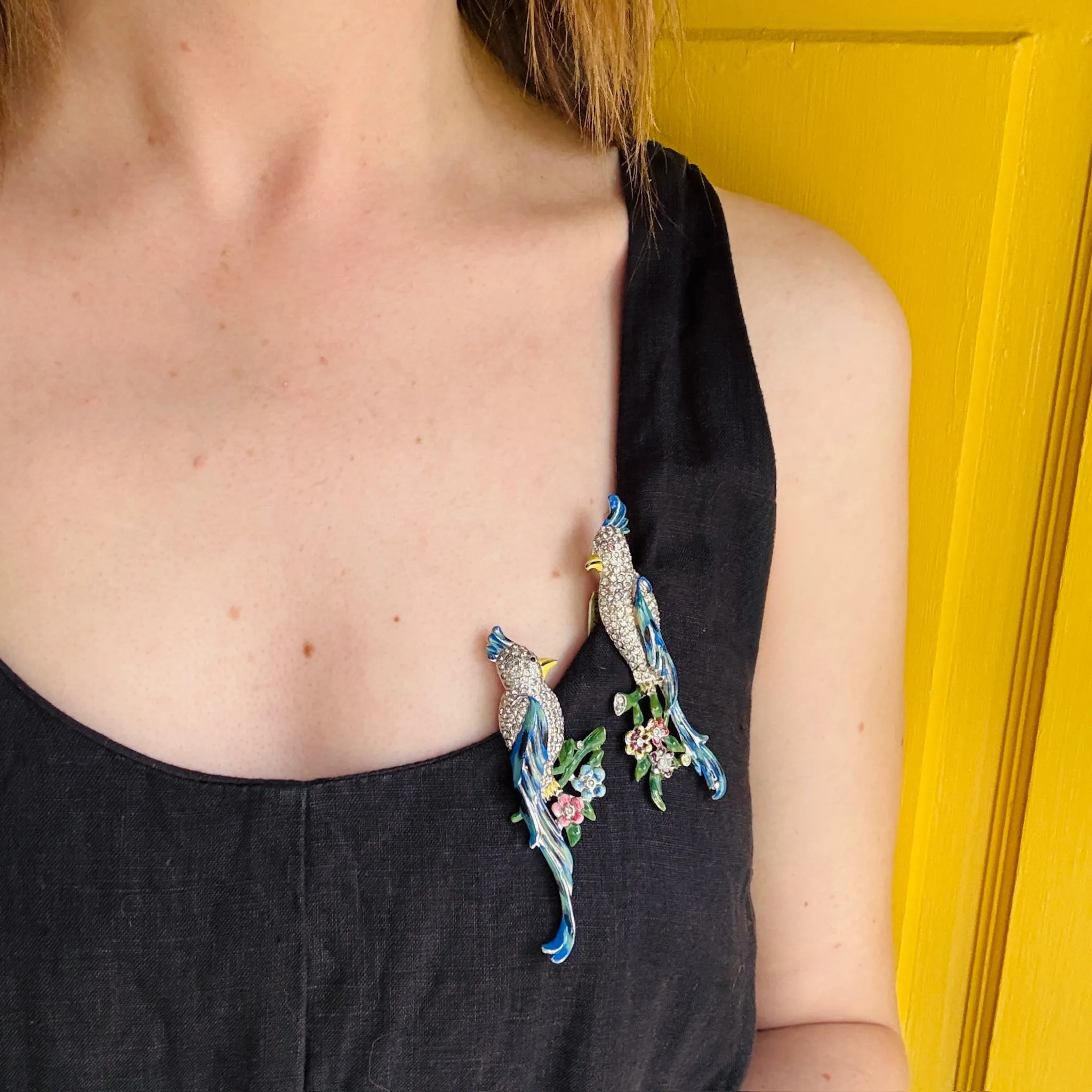 Coro Tropical Bird Duette Clips without Frame