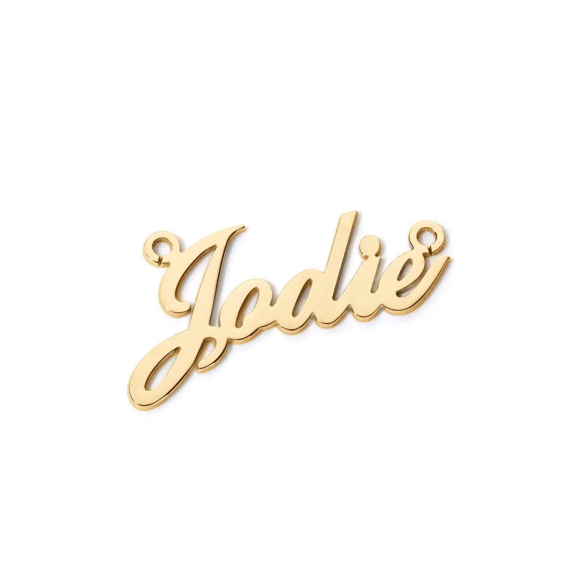 Custom 9ct Gold Nameplate