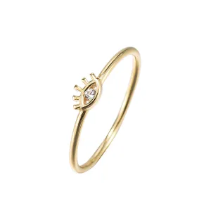 CZ Eye Ring