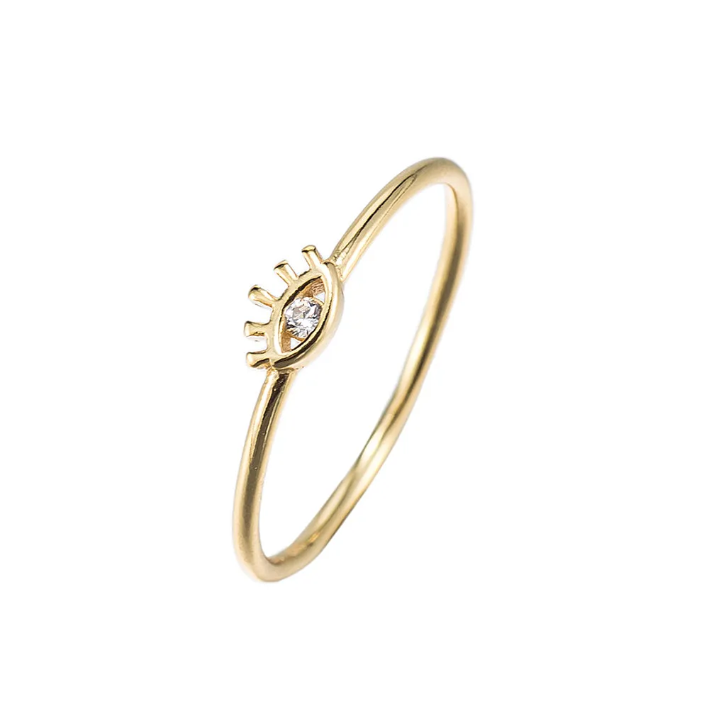 CZ Eye Ring