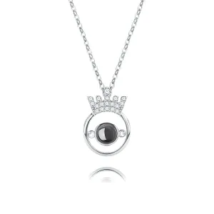 Dainty Clown Projection Necklace For Women Necklace With Picture Inside