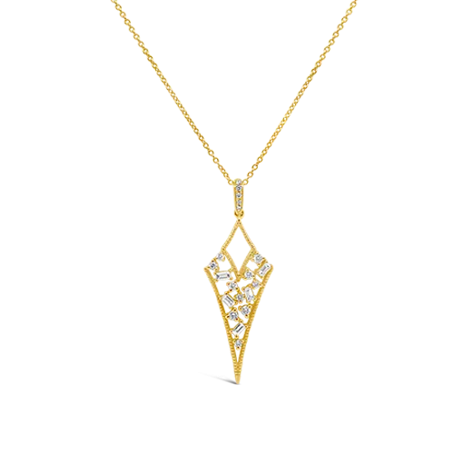 Diamond Arrowhead Pendant