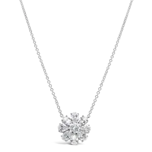 Diamond Flower Design Pendant