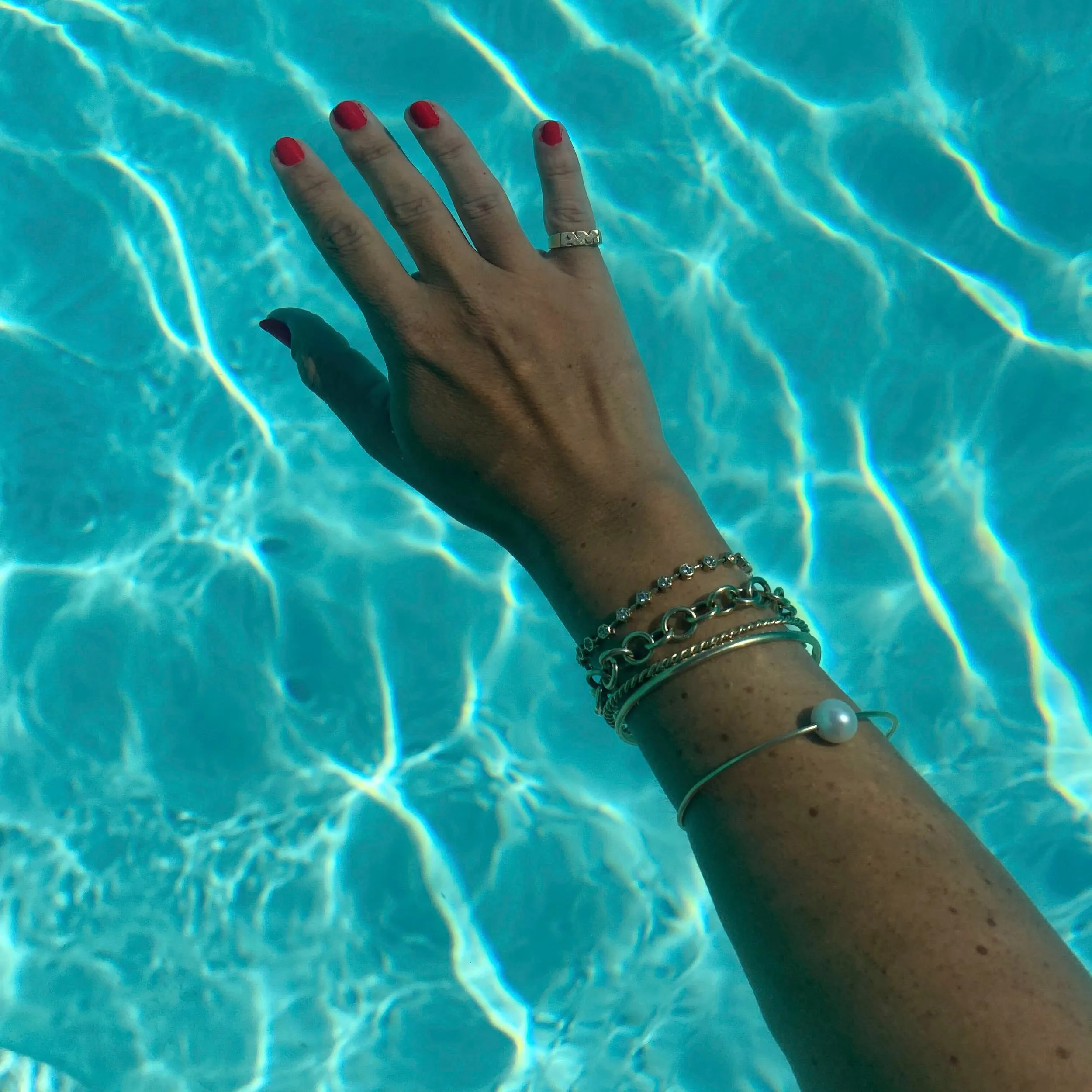 Diamond Hex Tennis Bracelet