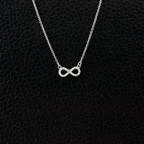 Diamond Infinity Necklace