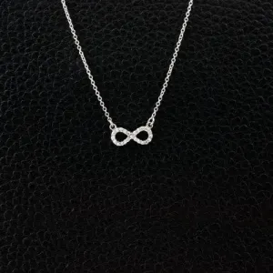 Diamond Infinity Necklace