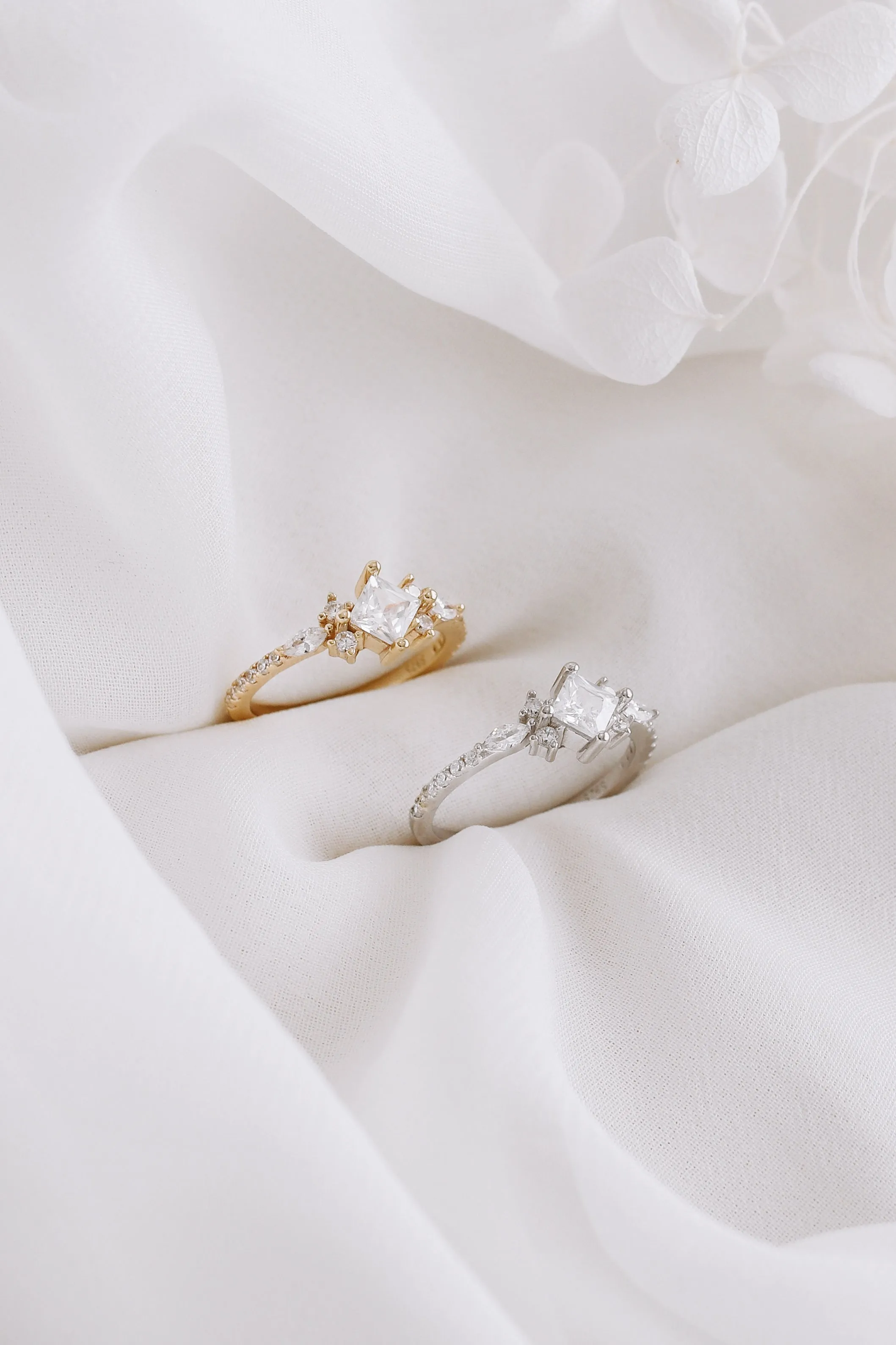 Elodie - Sterling Silver Fine Ring