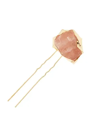 Elysian Chignon Pin - Rose Quartz