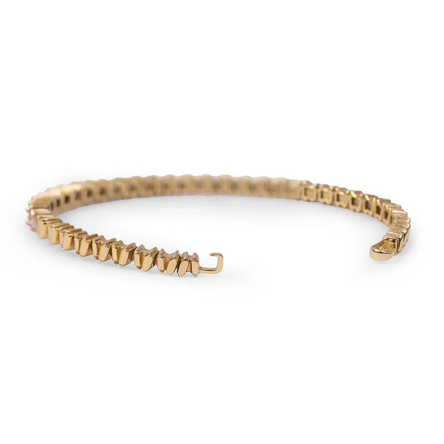 EMERALD BAGUETTE PICKET BANGLE