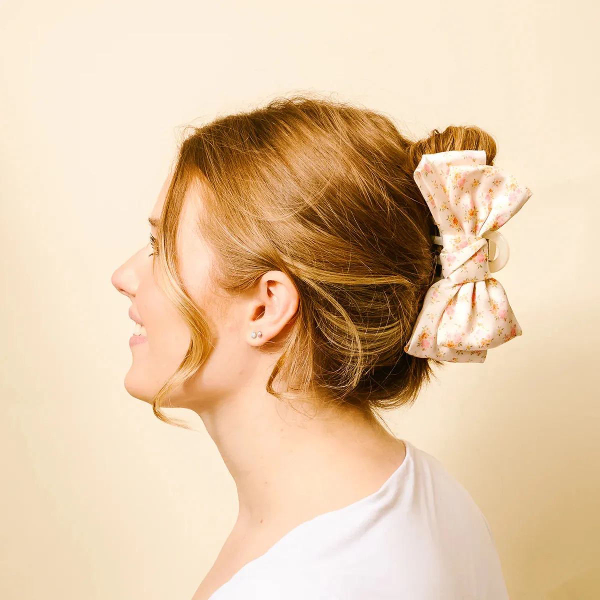 Endless Daydream Satin Bow Claw Clip